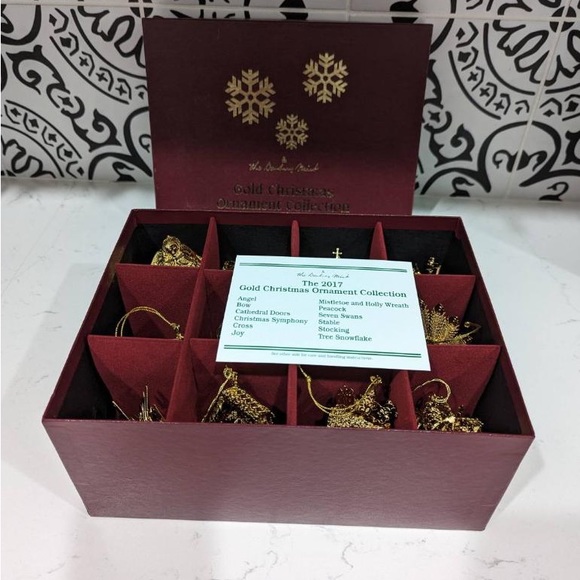 Danbury Mint Holiday 27 Danbury Mint Gold Christmas Ornaments
